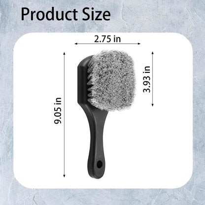 GLDFI 10-Piece Heavy-Duty Scrub Brushes Set with Bird Bath Scrubber and Crevice Tools for Outdoor, Kitchen, Bathroom, Tire & Wheel(Yellow)