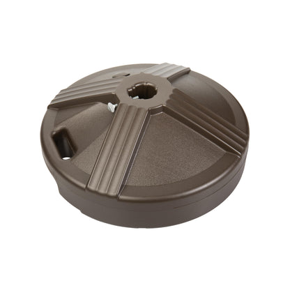US Weight Durable Fillable Umbrella Base Designed to be Used with a Patio Table 3.5 pounds , Bronze