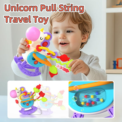4 in 1 Baby Toys for 6-12 Months, Infant Sensory & Stacking for 1 Year Old, Dinosaur Busy Cube Toys for Babies 6-9-12 Months, Piano Xylophone Musical Travel Toy, Christmas Birthday Gifts for Toddler