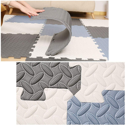 ALGFree Foam Puzzle Mat Soft Kids Baby Foam Activity Play Mat Interlocking Floor Tiles EVA Infant Crawling Mats, Customizable (Color : F, Size : 60x60x1.2cm-8pcs)