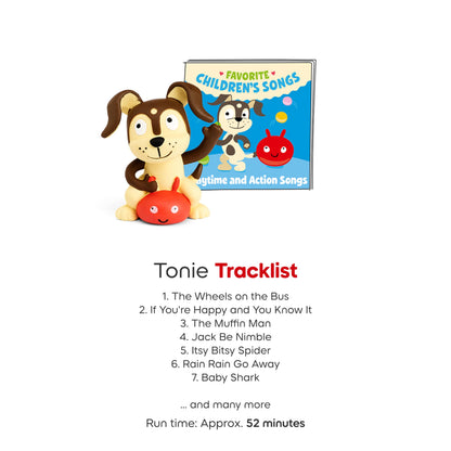 Toniebox 2 Audio Player Starter Set for Kids 1+ with Playtime Puppy - Sunset Red