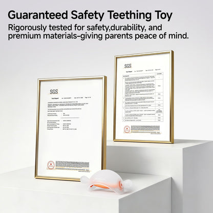 Garkoko Baby Teething Toys for Teething Relief, Silicone No-Drop Baby Teether Toys for 3-6 & 6-18 Months, BPA-Free Infant Chew Toy