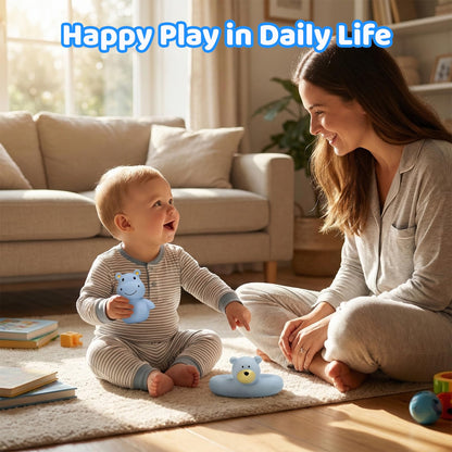 Tiny Marvels Baby Bath Toys for 6 Months & Up, Mold Free No Hole Bath Toys, BPA Free Floating Toddler Bath Toys, Safe Kids Bath Toys for Tub & Pool