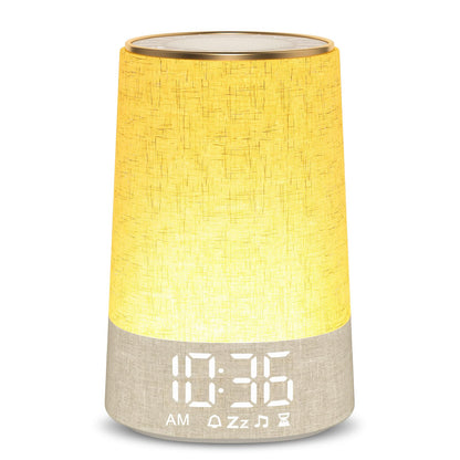 AFEXOA Sunrise Alarm Clock with 30 Soothing Sounds, White Noise Machine with Alarm Clock & Wake Up Light, Dimmable Display, Night Light for Bedroom, Heavy Sleepers, Adults & Kids