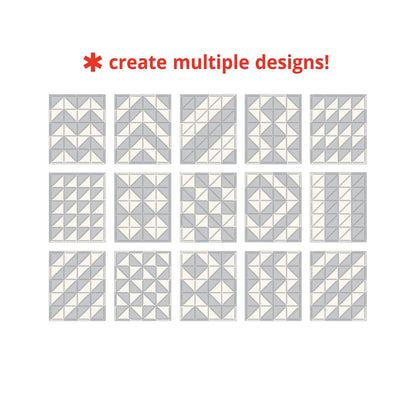 Skip Hop Baby Play Mat, Interlocking Foam Floor Tiles, 70" x 56", Playspot, Grey/Cream