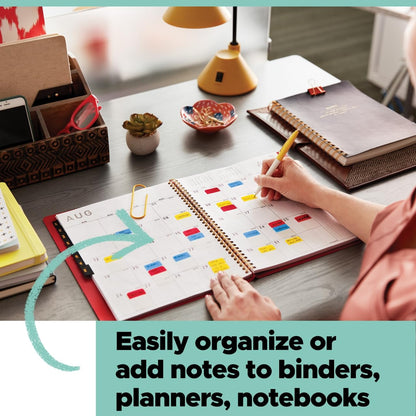 Post-it Flags and Tabs Value Pack, Ultimate Business and Study Pack, 956 Various Flags for Organization (683-AVP-SIOC)