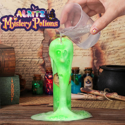 Alritz Mystery Potion Kits for Kids, 20 Magic Mix Witch Potion Bottles, Happy Birthday Party Craft Ornaments Toys Gift for Boys Girls Age 6 7 8 9 10 11+ Indoor Outdoor Party Decor