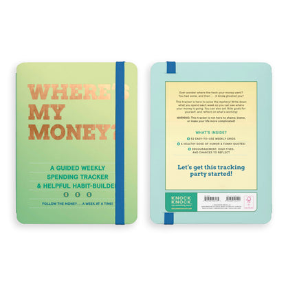 Where's My Money Habit Tracker Journal (Knock Knock Habit Tracker Journals)