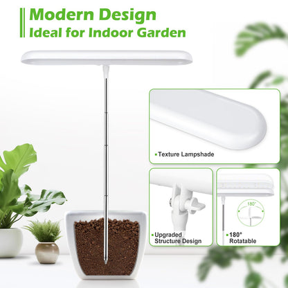 FOXGARDEN Grow Light, Full Spectrum LED Grow Lamp, Plant Lights for Indoor，Auto Timer 4/8/12H, 4 Dimmable, Height Adjustable 8.5"-24", Growing Lights 2 Pack