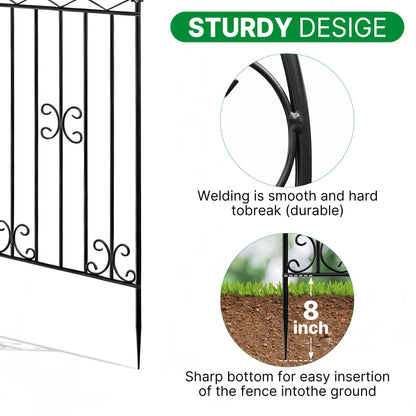ARIFARO 78 inch Metal Garden Trellis for Climbing Plants, Pack of 2, Indoor/Outdoor Sturdy Decorative Plant Trellises for Potted Plants, House Plants, Climbing Vines, Bird Pattern