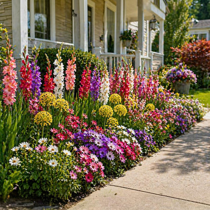 Flower Bulbs for Planting - Complete Spring & Summer 100 Bulbs, Bees& Butterflies Collection -Attracts Bees, Butterflies & Hummingbirds - Easy to Grow Perennials - 1000's Sold