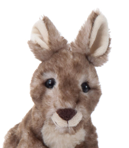 The Petting Zoo Kangaroo Stuffed Animal, Gifts for Kids, Wild Onez Zoo Animals, Kangaroo Plush Toy 9 inches
