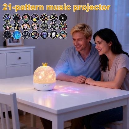 Kids Night Light Projector – USB ABS, 360 Rotation Lamp, Ceiling Projection Display, Sleep Ambience Creation | Perfect for Nursery Bedtime Sleep, Room Comfort, Calm Evening Routine, Gentle