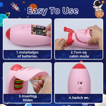 Kids Tracing Drawing Projector Toy for 3 Year Old Girl Gift Smart Art Sketcher Projectors with Toys for 3 4 5 6 7 8 Year Old Boys Girls Gifts (Pink)