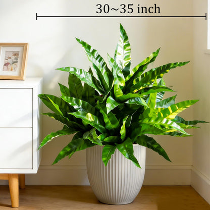 Cherica 4Pcs Fake Ferns,Faux Outdoor Plants UV Resistant,3D Real Touch Fake Plants Total 60 Blades,Weatherproof Artificial Plants Outdoor Indoor for Garden Porch Home Office Living Room Decor