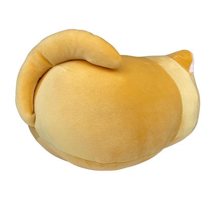 Pineapple Cute Orange Cat Plush Toy Pillow, Soft Kawaii Stuffed Animal, Squishy Plushie for Kids & Adults, Gift for Girls & Boys (10 Inch)