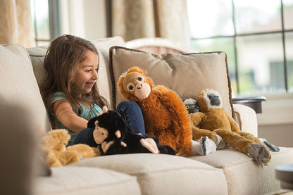 Wild Republic Chimpanzee w/baby plush, Monkey Stuffed Animal, Plush Toy, Gifts for Kids, Hanging 20 Inches