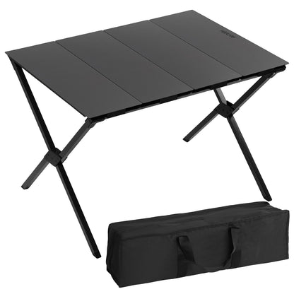 Perfcarf All Carbon Fiber Camping Table，Tactical Table， Outdoor Camping Folding Table, Convenient for Traveling,Picnic, Camping, BBQ, Party, Backyard, Beach (Matte Black Plain Weave)