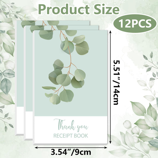 Lesnala 12pcs 2-Part Invoice book Colored carbon free order book Purchase receipt book for small business Which can use in Store Warehouse Office Restaurant (50 sets each)White/Yellow 3.54 x 5.51Inch