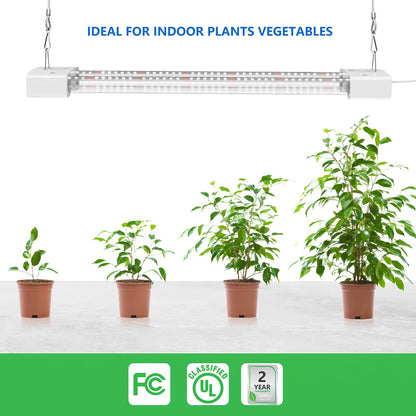 METRYEE LED Grow Lights 16W Full Spectrum Integrated Growing Lamp Lighting Fixtures with High PPFD for Greenhouse Hydroponic Indoor Plant Seedling Veg and Flower