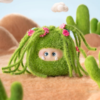 OHKU Giggle Monster Sprout Story Series Plush Blind Box Random Design Action Figures Collectible Toys Home Decorations Holiday Birthday Gifts (White)