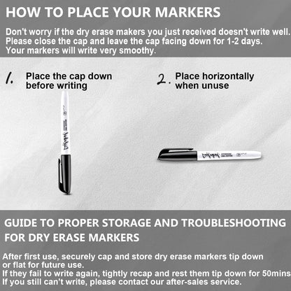 Dry Erase Markers with Fine Tip, Bulk Pack of 144 with Black, Whiteboard Markers Bulk with Low Odor, Office Supplies for School Office or Home