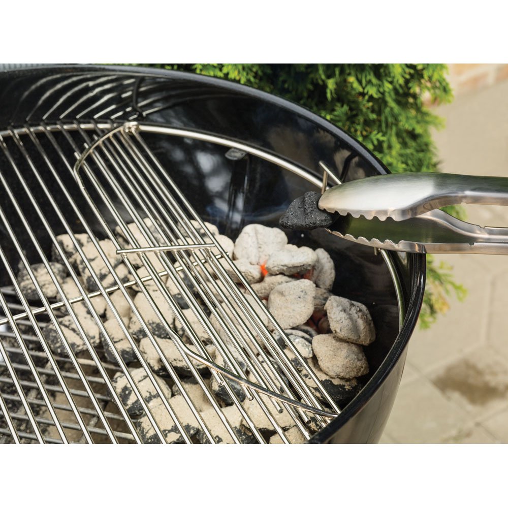 Weber Original Kettle Premium Charcoal Grill, 22-Inch, Green – Outdoor BBQ Grill with Built‑In Thermometer, Heat Control Dampers & One‑Touch™ Cleaning System