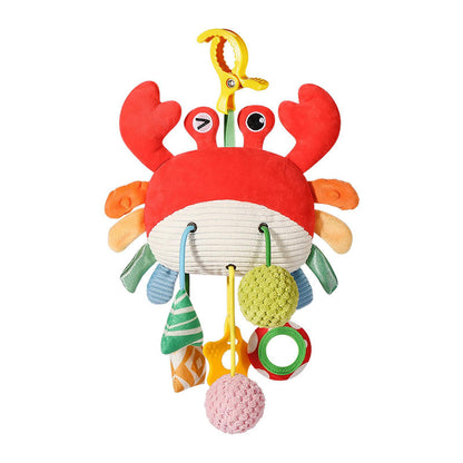 GZYFUVALW Car Seat & Stroller Toys for Babies 0-12 Months, Crab Infant Stroller Hanging Toys for Boys Girls