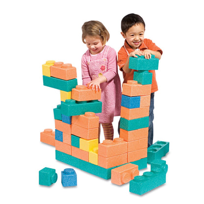 Creativity Street Gorilla Blocks Extra Large 66-Piece Building Blocks Set for Kids and Babies