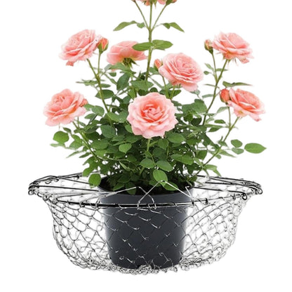 Adjustable Planter Insert For Pots, Heavy Duty Rustproof Plant Riser With Hanging Chains, Rustproof Stainless Steel Plant Pot With Chains For Indoor & Outdoor Flower Pots, Home Garden, Patio