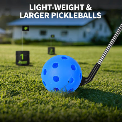 Jovizo Backyard Golf Game Set, 6 Hole Portable Golf Yard Game with Flags, Balls, Club and Scoreboard, Outdoor & Indoor Lawn Practice Game for Family and Friends