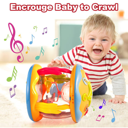 Baby Toys 6 to 12 Months Ocean Projector Baby Light Up Toys Musical Tummy Time Infant Toys 3-6 6-12 12-18 Months 6 7 8 9 Month One Year Old Birthday Gifts Boys Girls