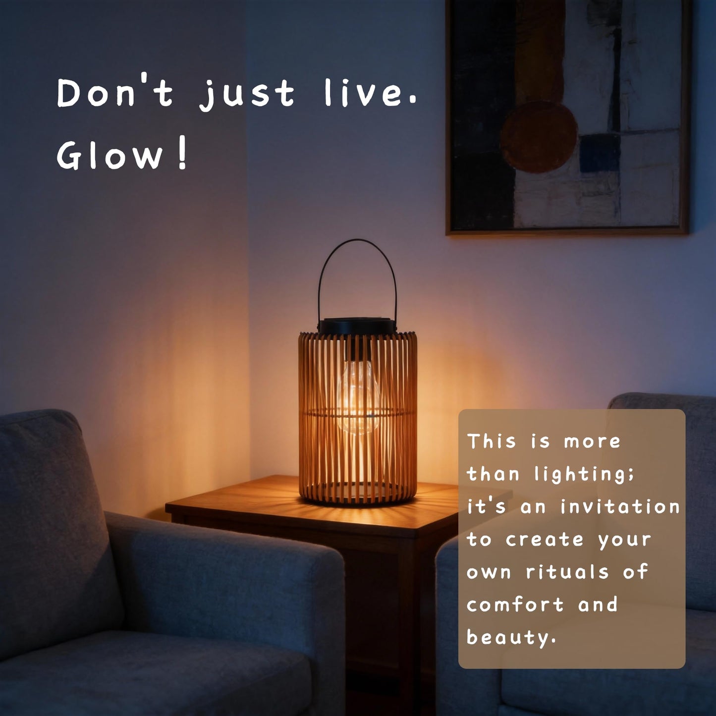 LEOKED Solar Lanterns Outdoor Waterproof Suitable for Gardens Backyard, Patio Decor, Birthday Gifts for Women Mom Grandma, Hanging Garden Lights for Outside