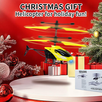 Remote Control Helicopter, Gesture Sensing Indoor Flying Helicopter Toys,RC Airplane for Teenages with 10Mins Flight, RC Helicopters for Kids with Light,Birthday Gifts for Boys and Girls (Yellow)