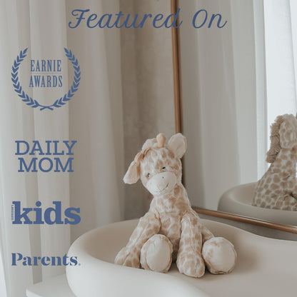 MON AMI Gentry The Giraffe Stuffed Animal – 12”, Soft Stuffed Toy Plushies for Babies/Toddlers, Gifts for Kids of All Ages, Zoo Animals