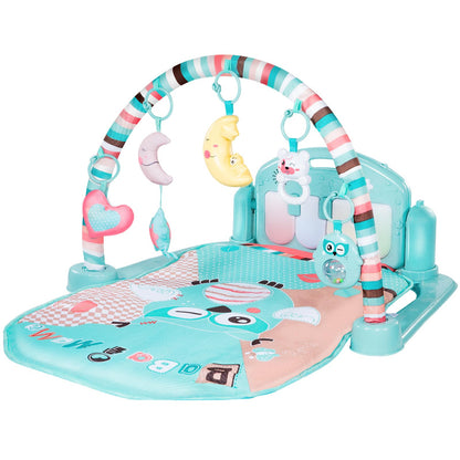 TEMI Baby Gym Toys & Activity Play Mat, Kick and Play Piano Gym Center with Music and Lights, Electronic Learning Toys for Infants, Toddlers, Newborn, Girls and Boys Ages 1 to 36 Months