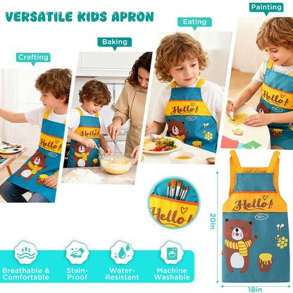 Kids Spray Mop,Toddlers Cleaning Play Sets with Real Water Sprayer,Includes Versatile Apron,Pretend Play Sets,Toddler Kids Cleaning Toy Set,Montessori Cleaning Set,Gifts for Boys Girls