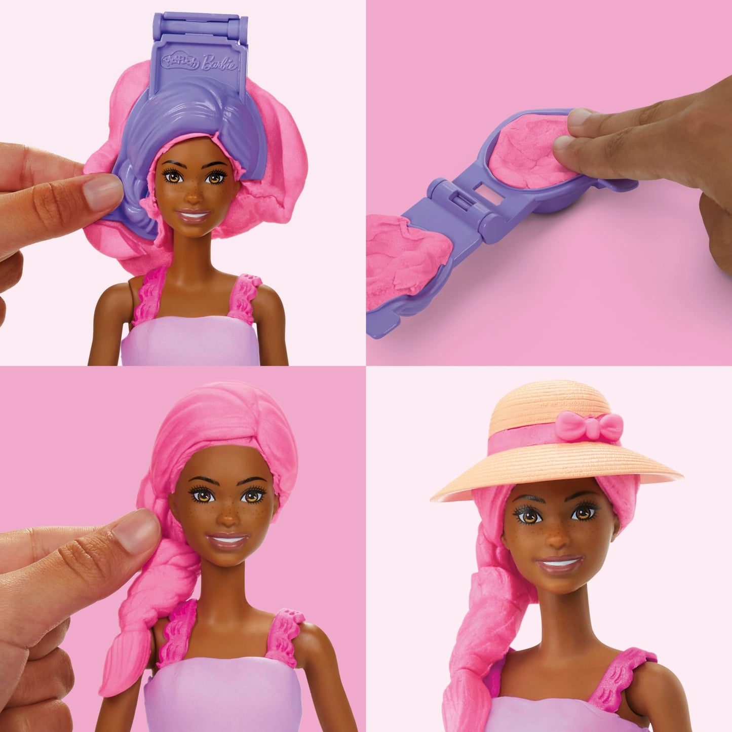 Play-Doh Barbie Garden Party Designer Doll, Make Doll Clothes with Modeling Compound & 10 Fashion Accessories, Arts & Crafts for Girls & Boys 5+ (Amazon Exclusive)