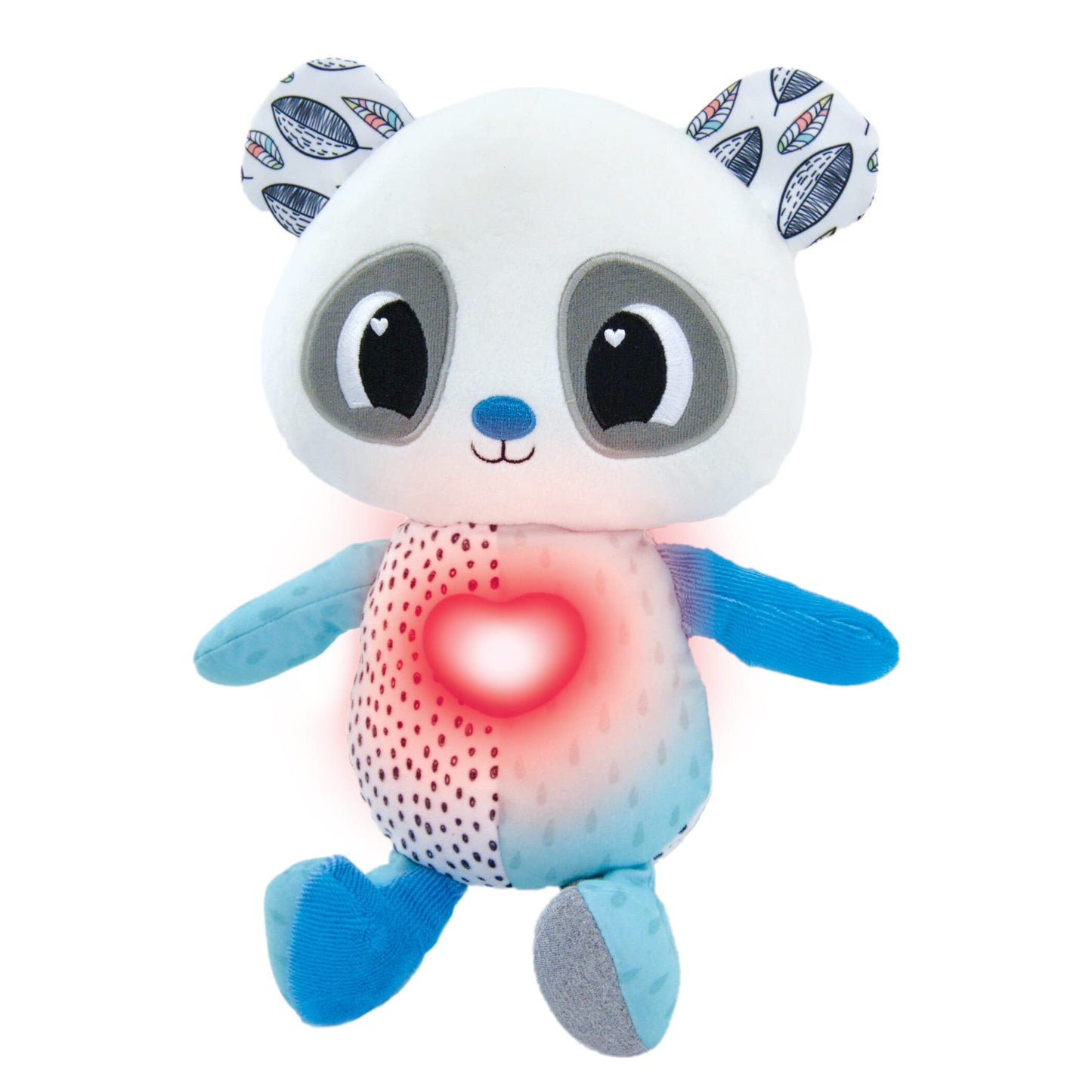 Lamaze Soothing Heart Panda Plush Lullaby Stuffed Animal - Vibrating Baby Soother Includes Calming Glowing Heartbeat and 3 Lullabies - Baby Light Up Toys and Musical Toys - Ages 9 Months and Up