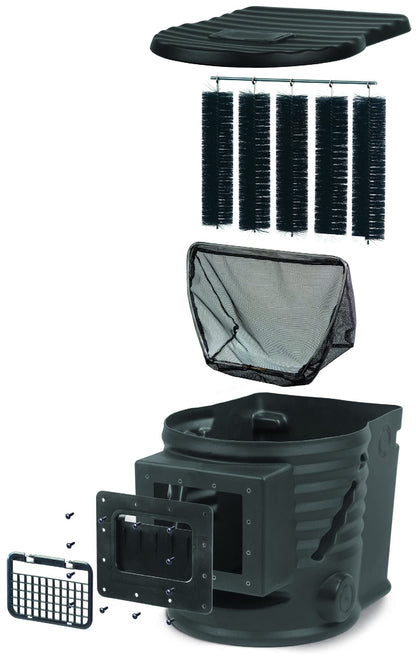 Little Giant SK2.5 2500 Gallon Per Hour Pond Skimmer, Black 566131