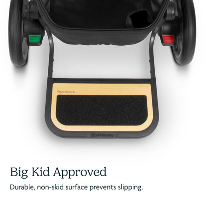 UPPAbaby PiggyBack Ride-Along Board for Cruz V2 and V3 / Quick Attachment for Children to Stand + Stroll / 55 lbs. Weight Capacity