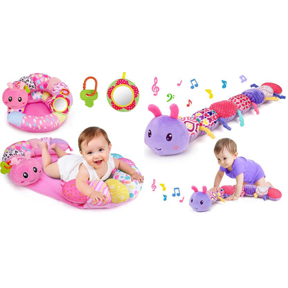 Baby Sensory Caterpillar Tummy Time Mat Toys