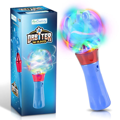ArtCreativity Light Up Wand for Kids – LED Spinning Light Bright Toy with Flashing Lights – Fun Light Spinnning Toys, Sensory Toys for Kids with Autism – Batteries Included