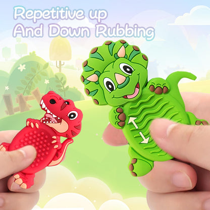 12Pack Dinosaur Sensory Fidget Stress Toys for Kids Classroom, Autism Calming Special Education Must Haves Travel Essentials, Valentine's Day Cards Gifts for Party Favors Class Birthday 3 5 7 Boy Girl