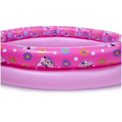 Swimways Minnie Mouse Kiddie Pool, Inflatable Above Ground Pool & Outdoor Toys, Minnie Mouse Party Supplies & Pool Toys for Kids Aged 3 & Up