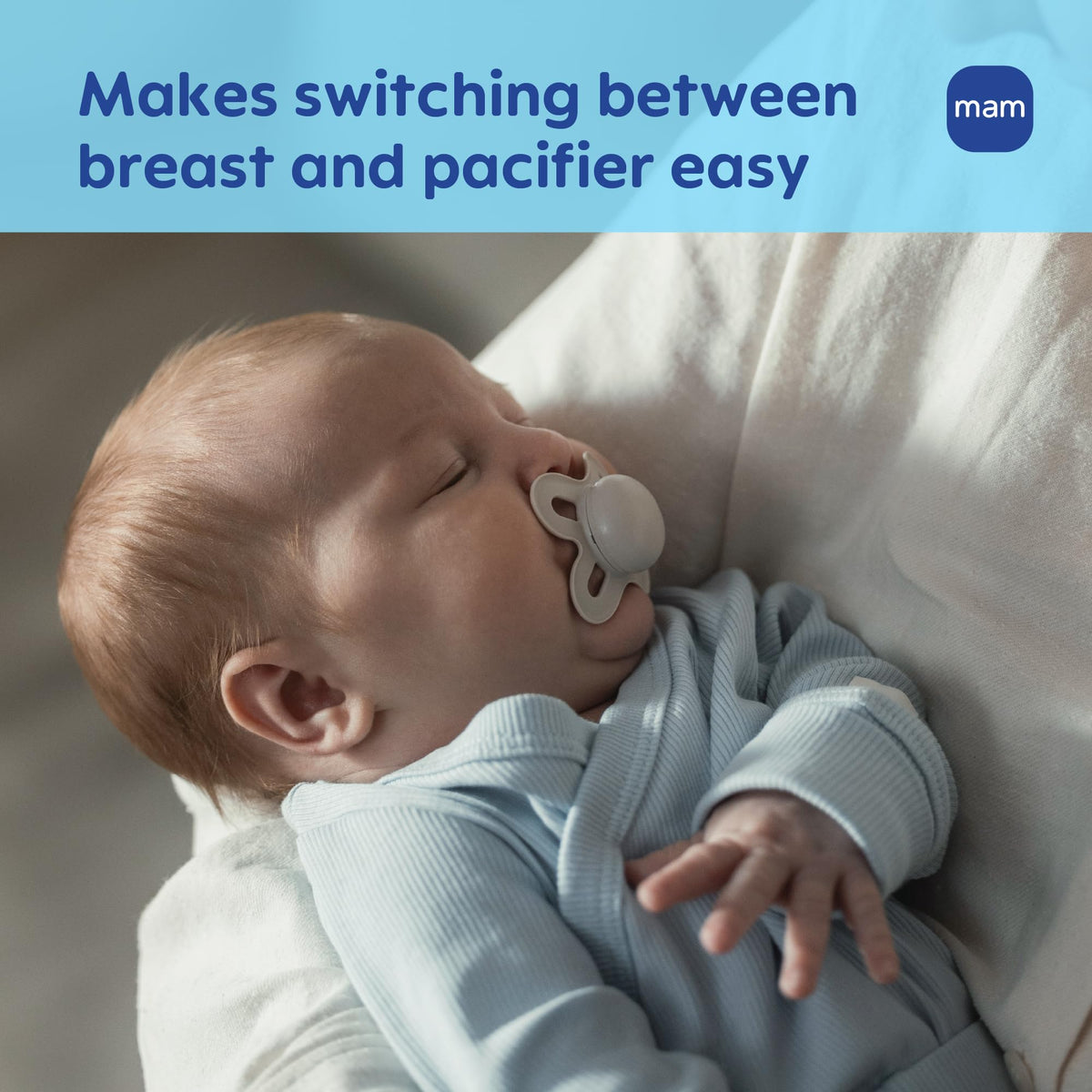 MAM Original Start Baby Pacifiers 0-3 Months, BPA-Free Skin Soft Silicone Nipple, Glows in The Dark, Developed with Medical Experts Specially for Smaller Newborn Mouths, 4 Pk, Made in Europe