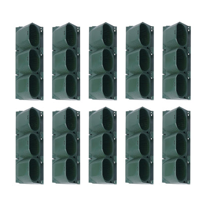 banborba Self Watering Wall Planter with 36 Pots, Wall Planters for Indoor Plants, Vertical Garden Planter, Wall Mounted Plastic Plant Grow Pots for Fruits Vegetables Flowers Herbs (Green)