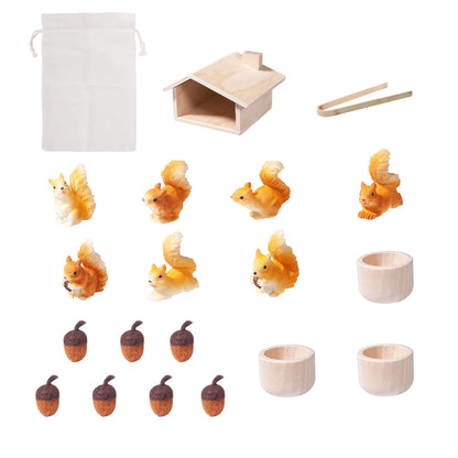 Sensory Bin Toys for Toddlers Montessori Toys, Waldorf Toys, Pretend Play Dish and Tongs- Fine Motor Learning Toys for Sensory Table Activities
