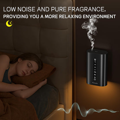 2025 Upgrade Smart Plug in Diffuser, Waterless Scent Diffusers for Home Cover Up to 800 Sq. Ft with 3 Mist Levels & Timers, Waterless Essential Oil Diffuser with RGB Lighting for Home, Office
