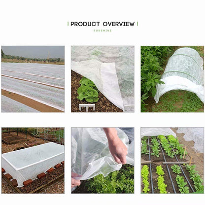 Agfabric Plant Covers Freeze Protection Frost Blankets for Plants 10'x15' 0.55oz Row Covers Plant Cover Winter Frost Pests Protection,White